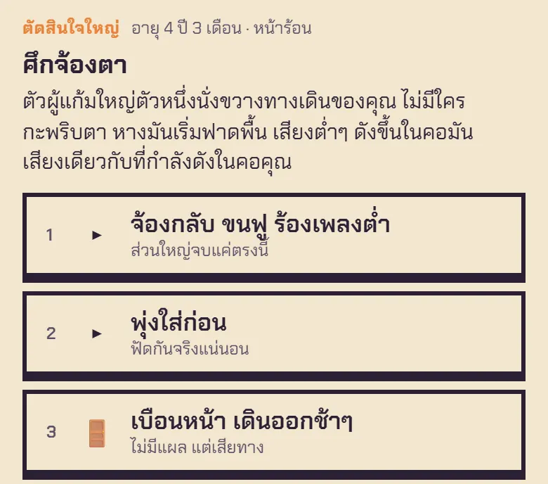 ไม่มีใครยอมกะพริบตา