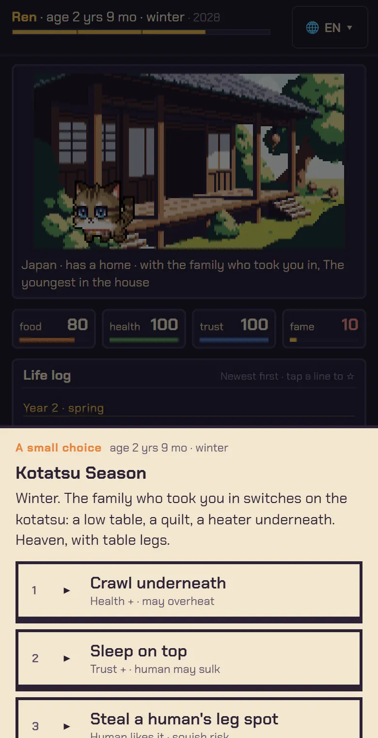 Kotatsu season in Japan, in winter where it belongs.
